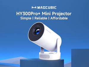 Proyector LED LCD Portátil de Bolsillo Magcubic HY300 Pro+, Nueva Actualización de CPU, 720P, Compatible con 8K, WiFi6, Cine en Casa, Noche de Cine al Aire Libre - Product Image 1