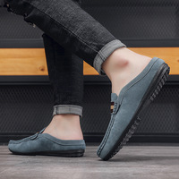 Offre Spéciale chaussures décontractées confortables à enfiler pour hommes vente en gros de mocassins respirants en PU pour hommes