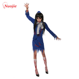 Fête d'halloween sexy <span class=keywords><strong>sanglante</strong></span> <span class=keywords><strong>infirmière</strong></span> zombie <span class=keywords><strong>costume</strong></span> de cosplay pour les femmes filles fantaisie robe/ - Product Image 5