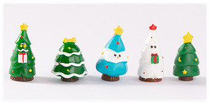 Home Decoration Desk Table Top 3D Diy <strong>Snow</strong> <strong>Ball</strong> Mini Tree Miniature Ornament Xmas Decoration Trees Resin Christmas Figurine Toy - Product Image 5