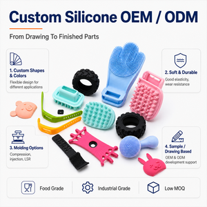Parti in Gomma Siliconica Personalizzate, Prodotti Stampati di Precisione Basati su Disegno o Campione, Vendita all'Ingrosso Diretta dalla Fabbrica OEM ODM - Product Image 2