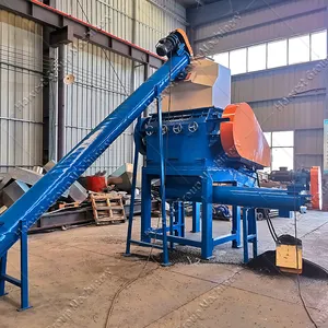 High Output Automatic Tyre Recycling Machine To Make Rubber Powder/ Waste Tyre Recycling Machine Equipment For Rubber Granules