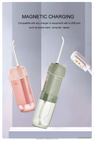 Irrigateur buccal, jet dentaire portatif, Rechargeable, pour acariens, 5 Modes, hydropropulseur magnétique, Rechargeable, IPX7