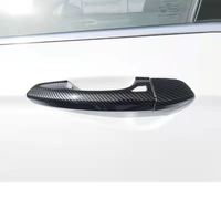 Couvre-poignée de porte de voiture en fibre de carbone, garniture décorative pour Ford Mondeo Fusion 2014 2015 2016 2017 2018 2019 2020 2021 Mk 5 Auto