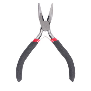 Toothed Needle Nose Pliers 4.5 In Chrome Vanadium Steel Serrated Jaw For Jewelry Making Diy Crafts - Product Image 4