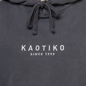 Sweat à capuche vintage unisexe surdimensionné personnalisé 100% coton gris poche avant sérigraphié col à capuche pour la saison d'automne - Product Image 5