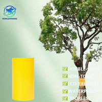 Ruban adhésif jaune en plastique pour arbres fruitiers - Empêche les lanternines, les mites et les fourmis - Bande de protection imperméable et écologique pour arbres