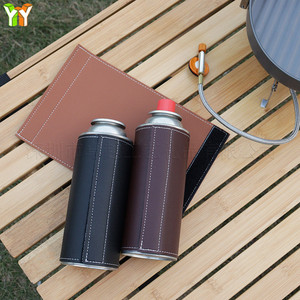 Long leather case for outdoor <b>camping</b> <b>gas</b> cylinders, cold-weather <b>gas</b> cylinder storage cover, protective leather case for <b>gas</b> - Product Image 2