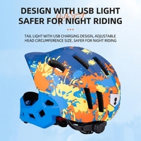 Nouveautés : Casque de vélo intégral pour enfants, certifié sécurité, pour vélo d'équilibre/vélo/trottinette, équipement de protection pour tout-petits