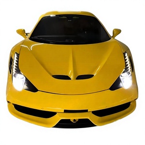 Kit carrosserie en fibre de carbone sèche de style racing, comprenant pare-chocs avant et arrière, capot moteur, spoiler et jupes latérales, spécifiquement pour Ferrari 458 - Product Image 5