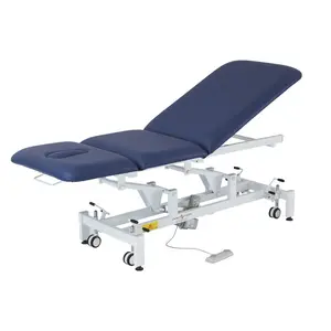 3 Section Physio Bed Ultrasound Exam Couch Physical Therapy Chiropractic Osteopathic Table Electric Stretcher Massage Table