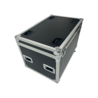 Valise de transport en aluminium sur mesure pour outils, câbles et instruments, avec 4 roues et système d'empilage