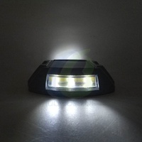 Borne de signalisation routière solaire à charge lourde Cat Eye LS-05 6/8/10 LED multicolore en PC -20~70 Lumière d'avertissement de circulation