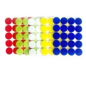 10mm móc và vòng lặp chấm trong suốt tự dính velcroes băng dính móc và vòng lặp tiền xu chấm - Product Image 3