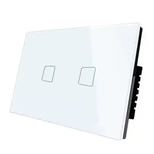 SAA Australia Black White 1.2.3.4 Gang Control By App Touch Wifi Smart Light Switch