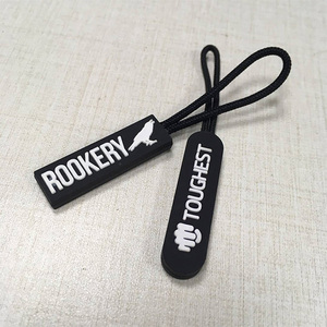 Nhà Máy hengda tùy chỉnh tự động trượt với cao su tap dây kéo kéo thay thế với cao su cao su dây kéo Tab - Product Image 2