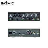 Interface audio USB DAYMIC, microphone externe pour enregistrement musical, carte son, mixeur pour PC, enregistreur, studio, ordinateur, Live