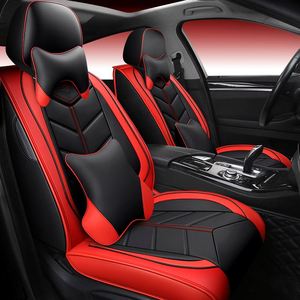 Accesorios para Coche, Decoración Interior, Fundas de Asiento Delanteras de Cuero Sintético PU, 9 Piezas, Universales para BMW, Ford - Product Image 1
