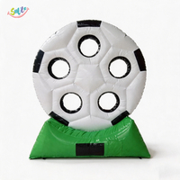 But de football gonflable de qualité commerciale avec tableau de scores pour événements extérieurs, jardins, fêtes et locations