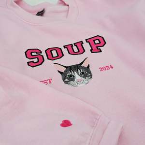 Sudadera con capucha bordada con nombre de foto de mascota personalizada regalo personalizado para papá amante de mascotas abuelo Día del Padre invierno patrón 3D - Product Image 2