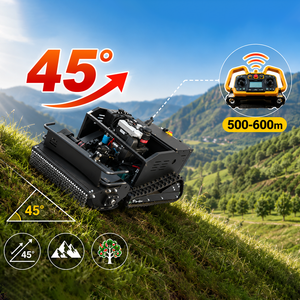 Livraison Gratuite Tondeuse <span class=keywords><strong>Robot</strong></span> à Chenilles Diesel Ultra Large de <span class=keywords><strong>1000</strong></span> mm avec Moteur Double de 1200 W, Commande à Distance et Fonction Mulchage - Product Image 2