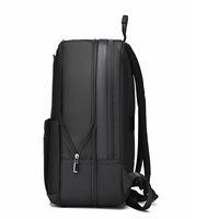 Sac à dos pour ordinateur portable extensible et imperméable en Oxford de 15,6 pouces avec logo personnalisé, pour hommes et femmes, idéal pour l'école, les affaires et les voyages