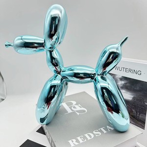 TC sáng tạo Electroplated nhựa trang trí Bóng chó đồ trang trí mô hình tùy chỉnh trang trí nội thất thanh lịch động vật điêu khắc - Product Image 3