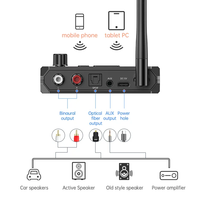 C36 Adaptor Audio Penerima Musik Streaming Nirkabel Bluetooth RCA Aux Kecil