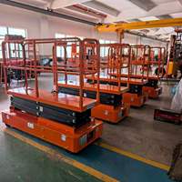 Plateforme élévatrice à ciseaux électrique mobile pour la cueillette des fruits en verger, la récolte agricole, les travaux en hauteur, élévateur hydraulique à batterie