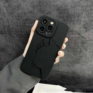 Mignon Chat <span class=keywords><strong>Photo</strong></span> Impression Élève Oeil Pro Caméra Trou TPU Housse de Téléphone Portable pour Iphone 8 X Xr Xs Max 11 12 13 14 15 16 17 Pro - Product Image 3