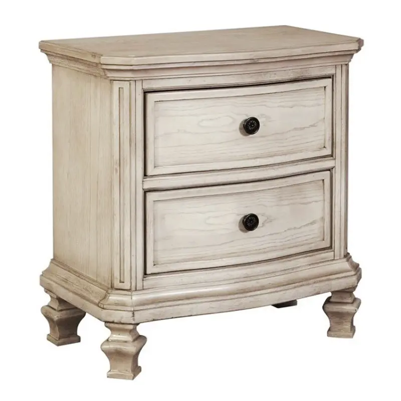 Armário de cabeceira americano de madeira maciça, armário retrô com gavetas brancas, armário de cabeceira com três gavetas, personalizado