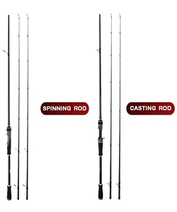 Joran Pancing Newmajor 1.83m 2.13m 2.4m 2 Seksi Karbon Tinggi MH/H untuk Spinning dan Casting, Joran Baitcasting Medium hingga Medium Heavy - Product Image 5