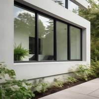 Fenêtre coulissante classique en aluminium PRIMA, étanche, résistante à l'humidité, avec surface facile à nettoyer et quincaillerie antirouille pour la maison