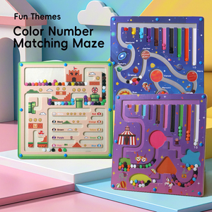 ชุดของเล่นเขาวงกตสำหรับเด็ก2ถึง4ปีชุดของเล่นปากกากลิ้งได้สำหรับการฝึกเพื่อการศึกษาปฐมวัย - Product Image 1