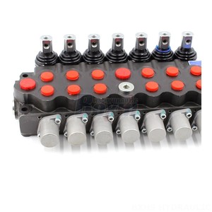 SD5 Manual Multi Way Valve 45L Min <b>7</b> Way Hydraulic Directional Control Valve G3/8 Internal Thread Cast <b>Iron</b> - Product Image 2