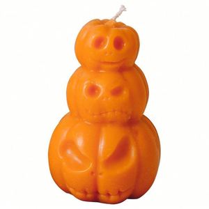 Bougie sculptée en cire de paraffine de luxe en forme de citrouille, impression numérique, logo personnalisé pour promotion de Noël et d'Halloween - Product Image 3