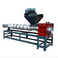 Granulateur à vis simple pour extrusion plastique, recyclage PC/LDPE/PP/HDPE/EVA/LLDPE, contrôlé par PLC, avec moteur et roulement