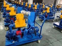Ensemble de pompe à carburant portable avec moteur électrique et débitmètre volumétrique