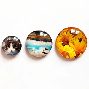 New Year Decoration For Home Hot Gifts Custom Fridge Magnet 3d Souvenir Made In China With Custom Design And Round Shape
