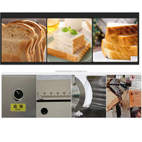Machine à trancher les pains à burger avec solution de découpe de pain commerciale pour la production en boulangerie