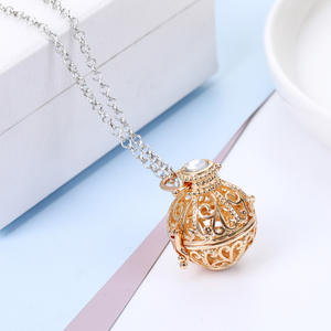 Aroma Parfum Diffuser Lava Edelsteen Kralen Hanger Lange Ketting Mannen - Product Image 4