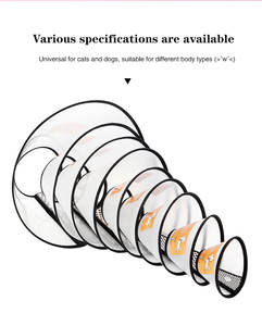पारदर्शी प्लास्टिक समायोज्य नरम पक्ष गर्दन संरक्षण कुत्ता पालतू वसूली की elizabethan कॉलर कुत्ते और बिल्ली के लिए - Product Image 3
