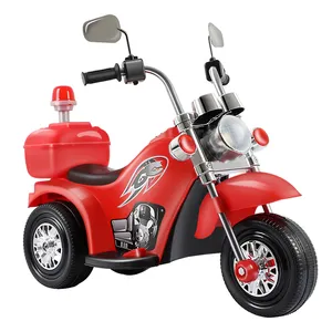 男の子パトカー Suppliers-子供の電動バイク三輪車男の子と女の子の赤ちゃんバギー子供は充電おもちゃの車に乗ることができます