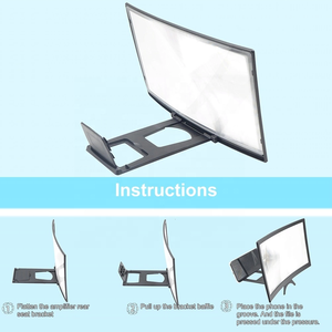 AMPLIFICADOR DE VÍDEO de película 3D, lupa de pantalla curva para teléfono móvil, producto nuevo - Product Image 4