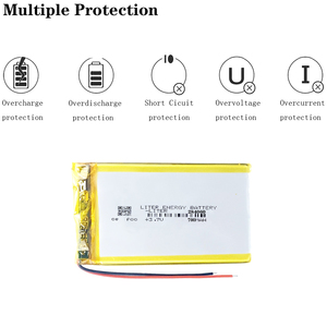 Batería de Polímero de Litio Adecuada para Productos Digitales, 3.7 V 284060 700 mAh, Batería de Litio-Polímero de Alta Capacidad - Product Image 4