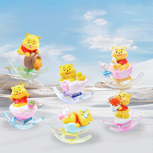 Yu Mo Little Bear Pupu Happy Time - Caja Sorpresa con Figuras de Resina (Set de 6 Piezas) para Niños, Adorno de Escritorio, Juguete Coleccionable - Product Image 2