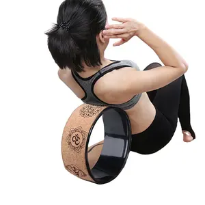 Ruota di Yoga di Pilates di esercizio dell'interno di forma fisica di Logo su ordinazione all'ingrosso