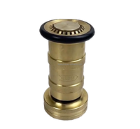 Buse d’eau en laiton 1,5" 2" 2,5" Raccord NST LPT Buse de pulvérisation pour tuyau d’incendie TOWAY FIRE