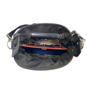 Hot Selling Multifunction Plastic Bottom Bag Kit All-In-One Solution Plumbing Tools Bag