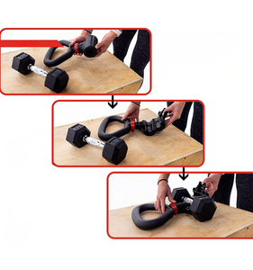 Home Gym Fitness Kettlebell Grip Converter ABS Material Capacity Adjustable Durable Eco-friendly <b>Strength</b> <b>Training</b> - Product Image 6